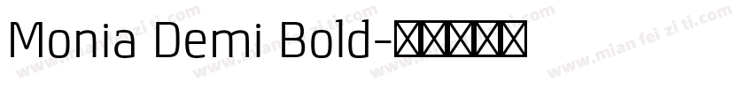 Monia Demi Bold字体转换